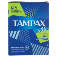 Tampax &Go Super x18