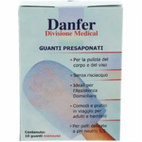 Danfer Guanti Presaponati 10 Pezzi