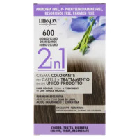 Dikson 2in1 Crema Colorante Per Capelli + Trattamento In Un Unico Prodotto 600 Biondo Scuro