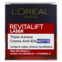 L'Oréal Paris Revitalift Laser Tripla Azione Crema Anti-Età Notte 50 Ml