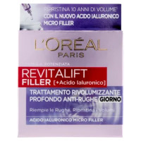 L'Oréal Paris Revitalift Filler, Azione Antirughe Rivolumizzante Con Acido Ialuronico, 50 Ml
