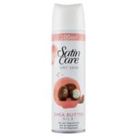 Satin Care Gel Per Depilazione Donna Per Pelle Secca, Idratante Con Burro Di Karitè, 200 Ml