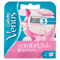 Gillette Venus ComfortGlide Spa Breeze Lame Per Rasoio Da Donna 4 Ricariche