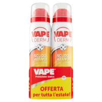 VAPE Derm Repellente Spray Scudo Attivo 2x Bipacco
