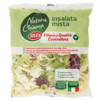 Selex Natura Chiama Insalata Mista Lavata e Pronta Per Il Consumo 350 g