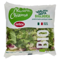 Selex Natura Chiama Insalata Mista Lavata e Pronta Per Il Consumo Biologica