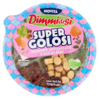 DimmidiSì Super Golosi Salmone Affumicato e Mix Di Semi Con Salsa Teriyaki 130 g