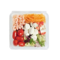 Insalata Mista Con Gamberetti, Surimi e Mozzarella Pronto Fresco