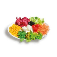 Insalata Mista Con Mozzarella, Mais e Olive Pronto Fresco
