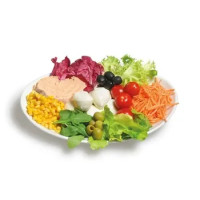 Insalata Mista Con Tonno, Mais, Mozzarella e Olive Pronto Fresco