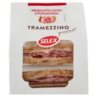 Selex Tramezzini Gourmet Farciti Prosciutto Cotto e Pomodorini 2x80 g