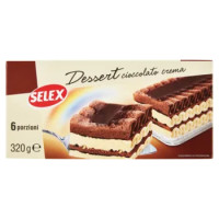 Selex Dessert Gelato Cioccolato e Crema Con Cereali 320 g