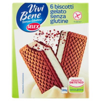Selex Vivi Bene Senza Glutine 6 Biscotti Ripieni Di Gelato Senza Glutine 300 g