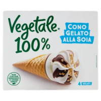 Vegetale 100% 4 Coni Di Gelato Alla Soia 300 g