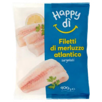 Happy Dì Filetti Di Merluzzo Atlantico Surgelati 900 g