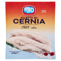Meno 30 Il Cuoco Di Mare Filetti Di Cernia Surgelati 360 g