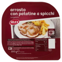 Selex Arrosto Con Patatine a Spicchi Surgelato 300 g