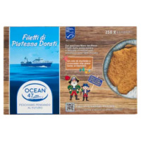 Ocean 47 i Dorati Filetti di Platessa Impanati Surgelati