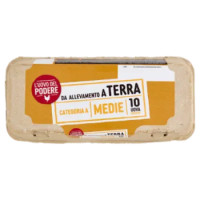 L'Uovo Del Podere 10 Uova Fresche Da Allevamento a Terra Medie