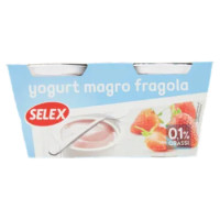 Selex Yogurt Magro Fragola 2x125 g