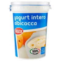 Selex Yogurt Intero Albicocca Con Frutta In Pezzi 500 g