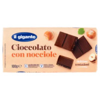 IL GIGANTE Cioccolato Con Nocciole 100 g