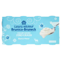 Latteria Brunico Yogurt Magro Zero Grassi Bianco 8 x 125 g