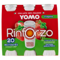 Yomo Rinforzo Fragola Senza Zuccheri Aggiunti* 6 x 90 g