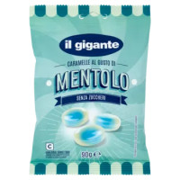 IL GIGANTE Caramelle Al Gusto Di Mentolo Senza Zuccheri 90 g
