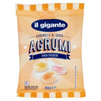 IL GIGANTE Caramelle Al Gusto Agrumi Senza Zuccheri 90 g