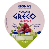 Kionas Yogurt Greco Lampone 0% Di Grassi 150 g