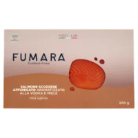 Fumara Salmone Scozzese Affumicato Aromatizzato Alla Vodka e Miele Fetta Superior 200 g