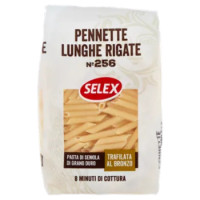 Selex Pasta Di Semola Trafilata Al Bronzo Pennette Lunghe Rigate 500 g