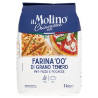 Il Molino Chiavazza Farina "00" Di Grano Tenero Per Pizze e Focacce 1 Kg