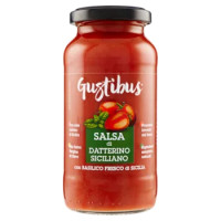 Gustibus Salsa Di Datterino Siciliano Con Basilico Fresco Di Sicilia 320 g