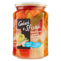 Golosi e Sfiziosi Giardiniera Preparata Con Verdure Fresche 540 g