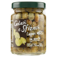 Golosi e Sfiziosi Capperi Medi In Aceto 95 g