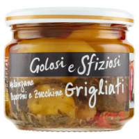Golosi e Sfiziosi Melanzane Peperoni e Zucchine Grigliati 230 g
