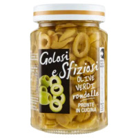 Golosi e Sfiziosi Olive Verdi Rondelle 290 g