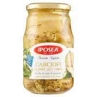 Iposea Carciofi Con Gambo Alla Romana In Olio Di Semi Di Girasole 510 g