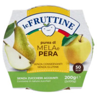Le Fruttine Purea Di Mela e Pera 2 x 100 g