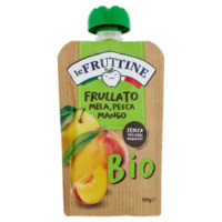Le Fruttine Bio Frullato Mela, Pesca Mango 100 g