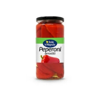 O Sole E Napule Peperoni Arrostiti al Naturale 480 g