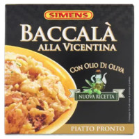 Simens Baccalà Alla Vicentina Con Olio Di Oliva 290 g