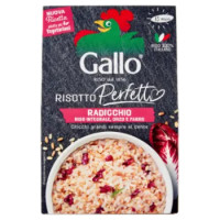 Gallo Risotto Perfetto Radicchio Riso Integrale, Orzo e Farro 175 g