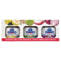 Orto D'Autore Composta Mela Cotogna e Zenzero, Fichi Piccanti, Cipolla Rossa Di Tropea 3 x 100 g