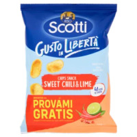 Riso Scotti Chips Snack Sweet Chili & Lime 40 g