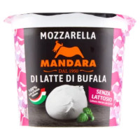 Mandara Mozzarella Di Latte Di Bufala Senza Lattosio 200 g