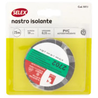 Selex Nastro Isolante 19 Mm x 25 m Nero