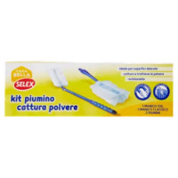 Selex Casa Bella Kit Catturapolvere Manico Classico + Manico XXL + 2 Piumini